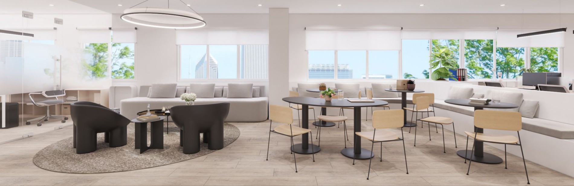 THIẾT KẾ VĂN PHÒNG ĐƠN GIẢN GỌN GÀNG